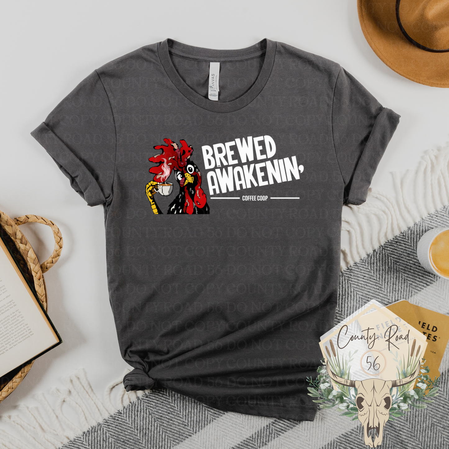 Sue's Brewed Awakenin' ORIGINAL Crazy Chicken ADULT APPAREL