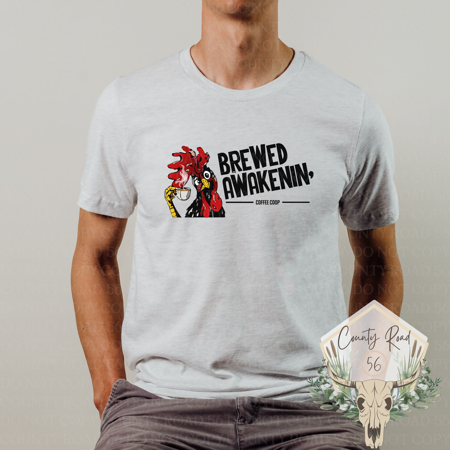 Sue's Brewed Awakenin' ORIGINAL Crazy Chicken ADULT APPAREL