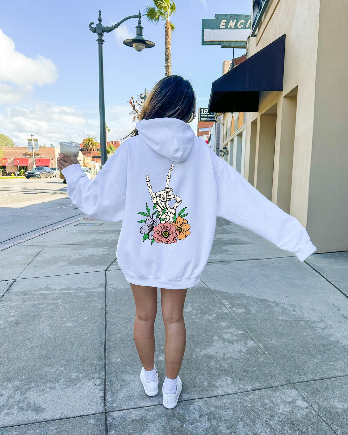 Floral Skellie Rocker