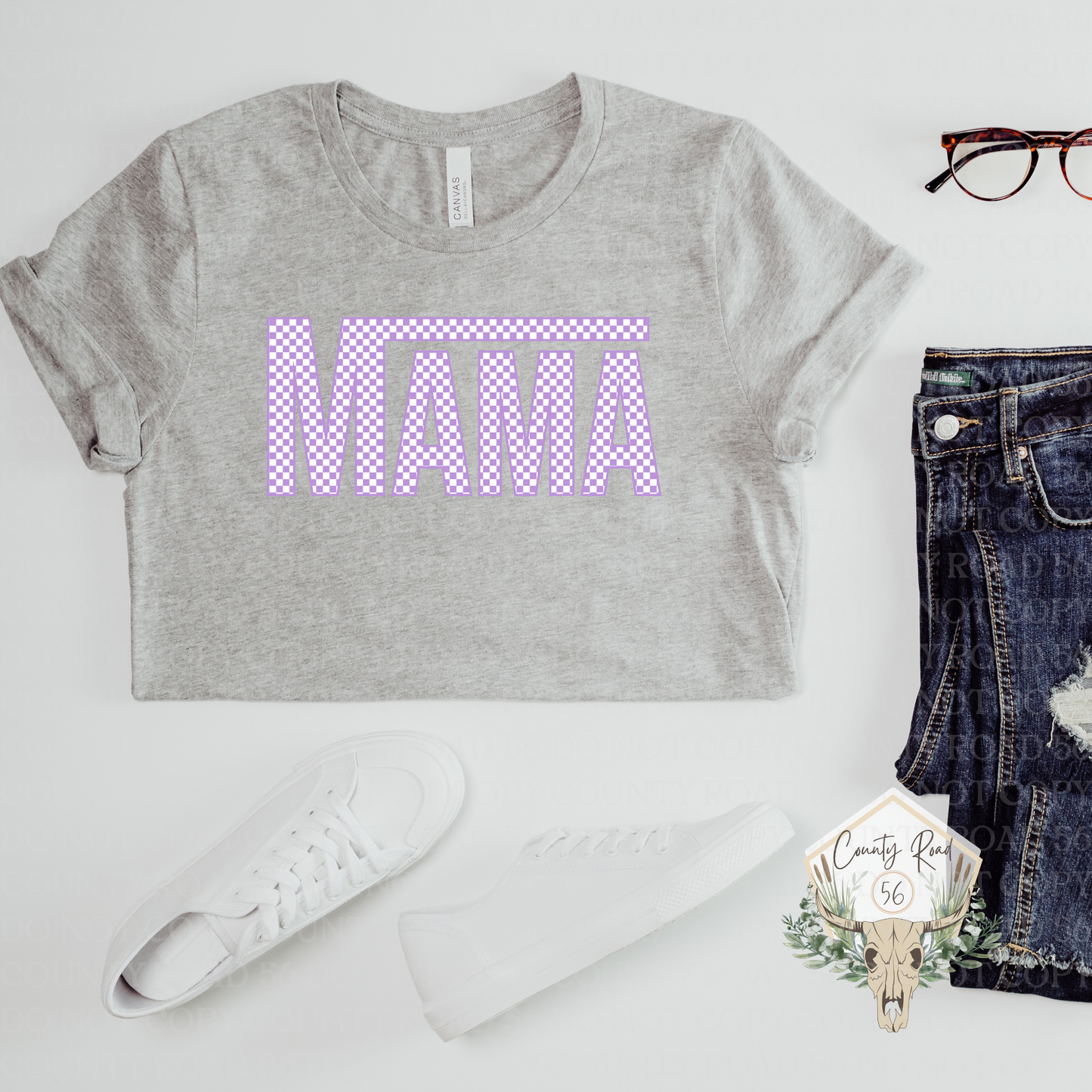 Mama Checkered (Multiple Color Options)