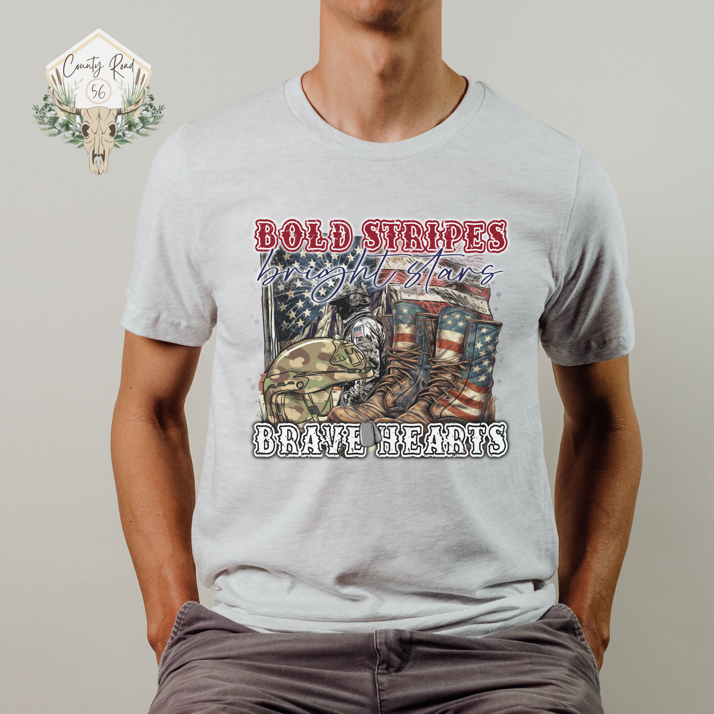 Bold Stripes Brave Hearts