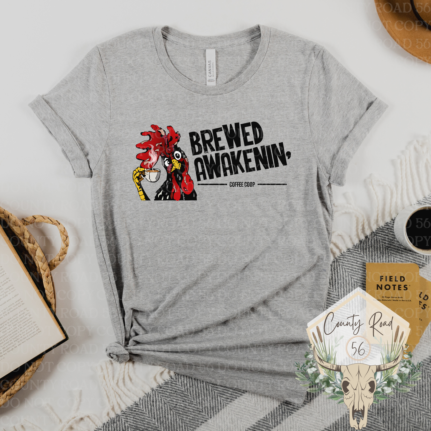 Sue's Brewed Awakenin' ORIGINAL Crazy Chicken ADULT APPAREL