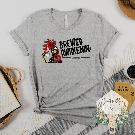 Sue's Brewed Awakenin' ORIGINAL Crazy Chicken ADULT APPAREL