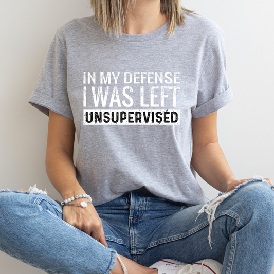 In My Defense I Was Left Unsupervised
