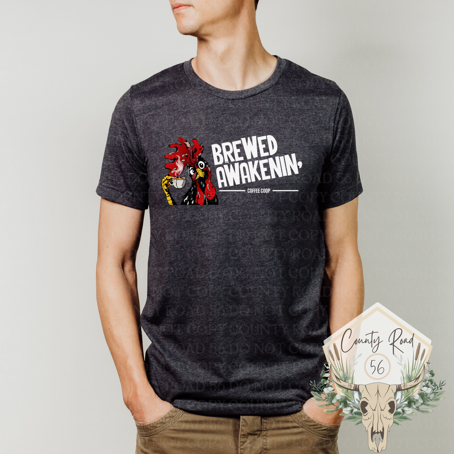 Sue's Brewed Awakenin' ORIGINAL Crazy Chicken ADULT APPAREL