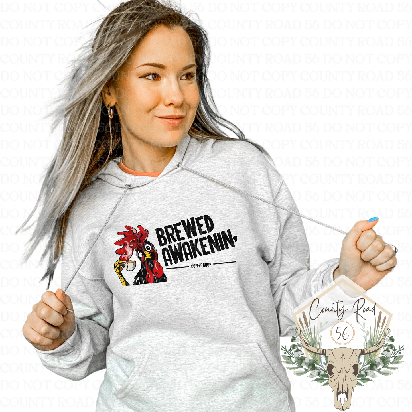 Sue's Brewed Awakenin' ORIGINAL Crazy Chicken ADULT APPAREL