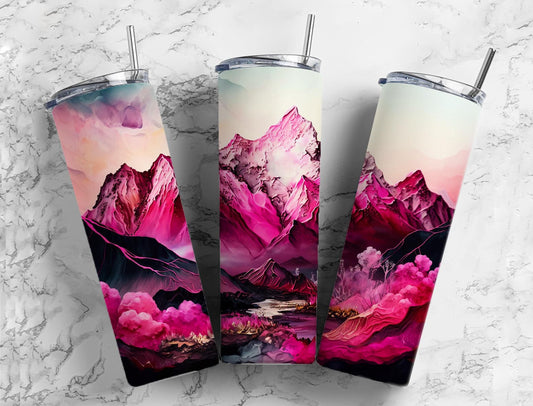 Painted Mountains Tumbler