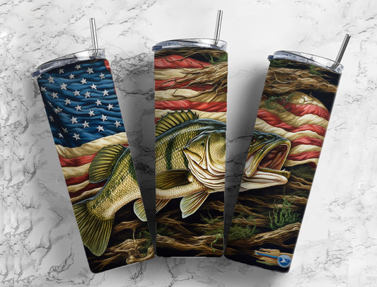 Fishing Flag Tumbler