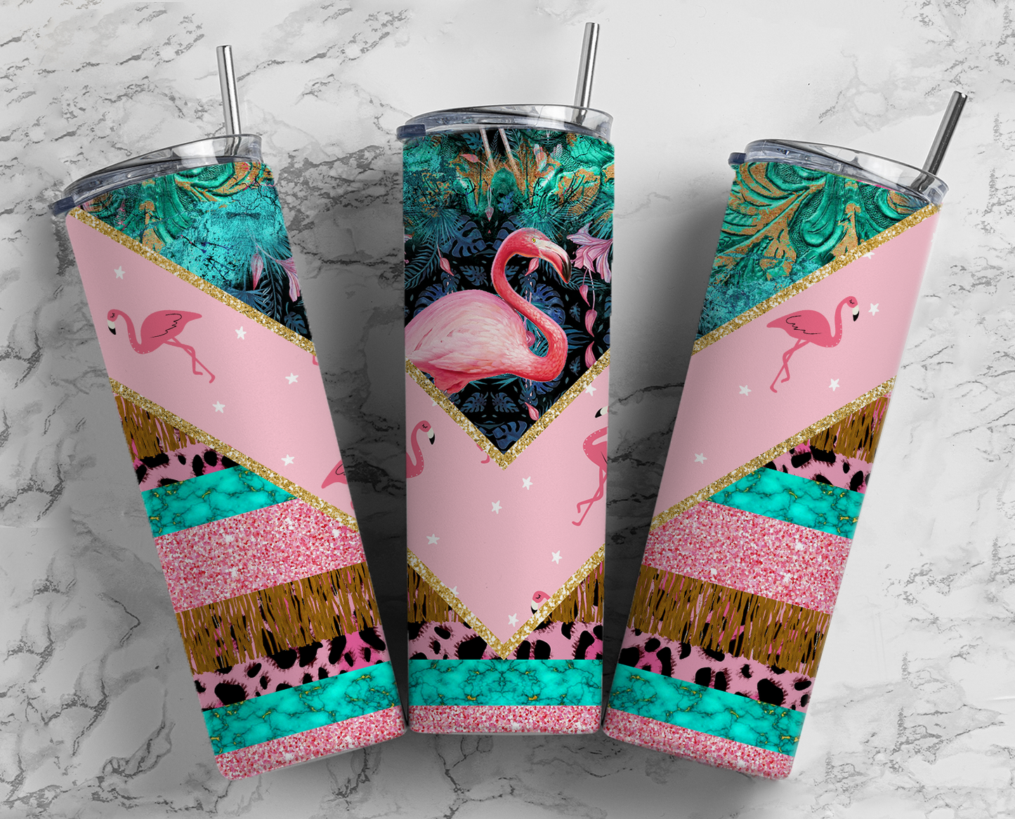Pink Flamingo Tumbler