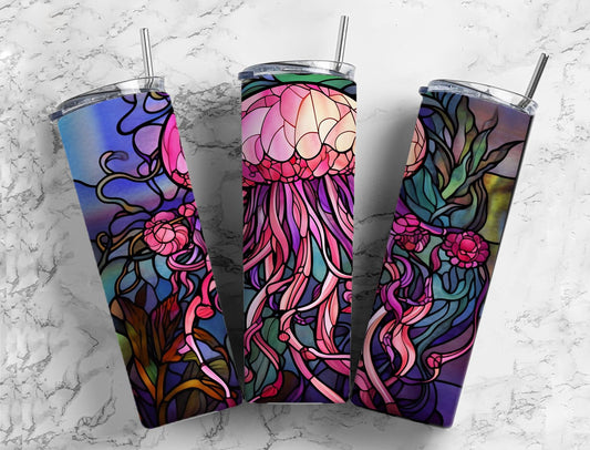 Colorful Jellyfish Tumbler