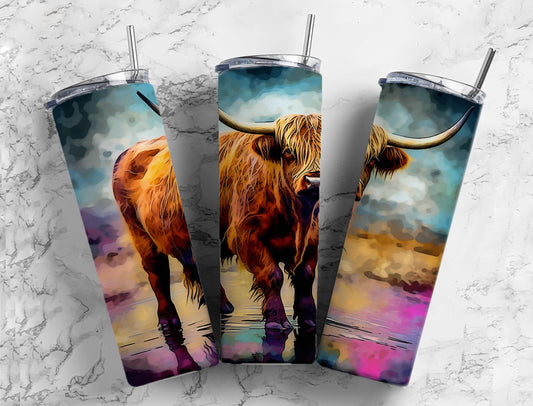 Highland Cow Tumbler