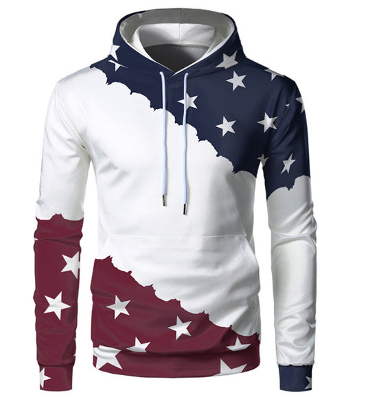 Flag Printed Hoodie