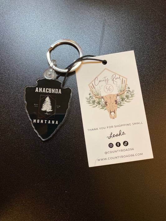 Anaconda Montana Keychain