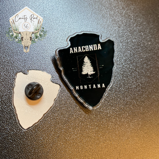 Anaconda Montana Acrylic Pin