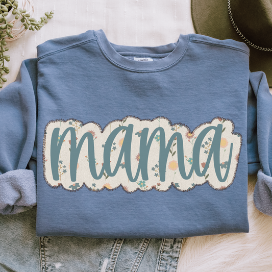 Faux Embroidery Mama design