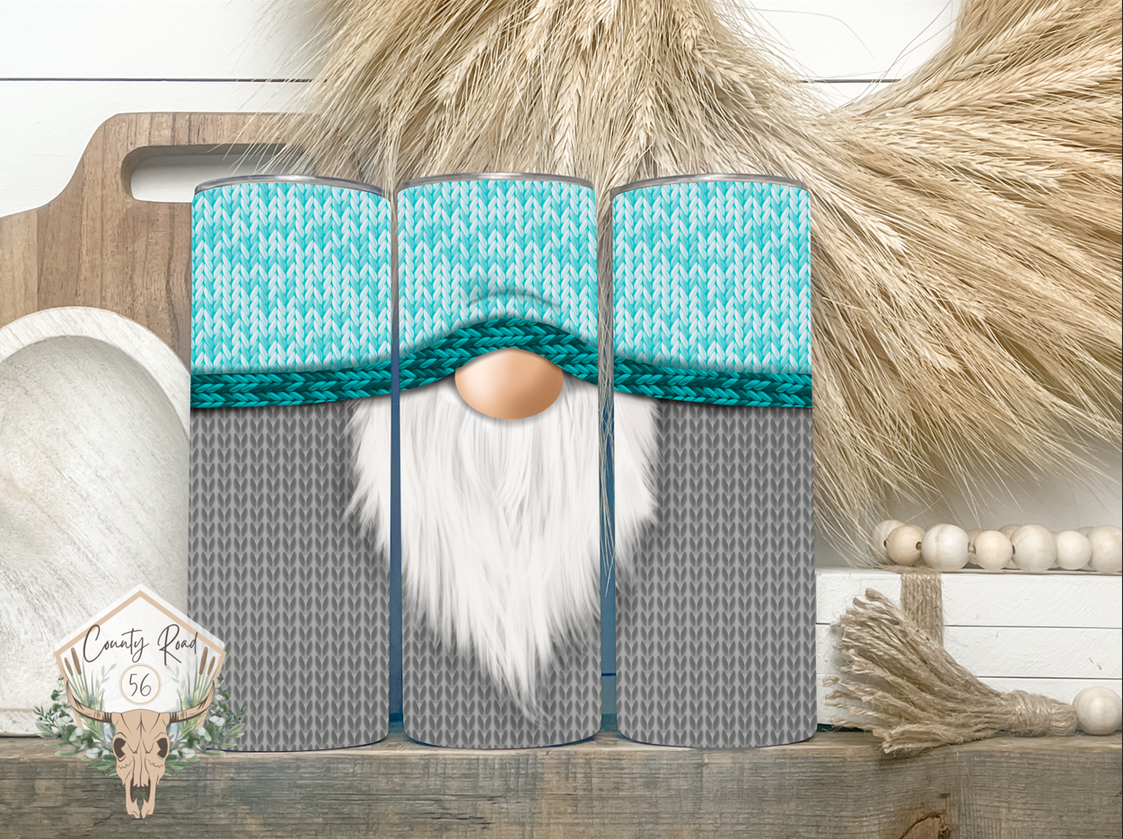 Turquoise Gnome Tumbler