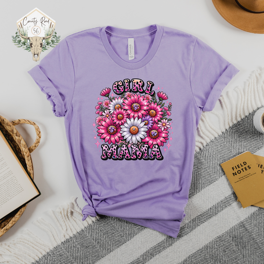 Girl Mama Pink & Purple Floral