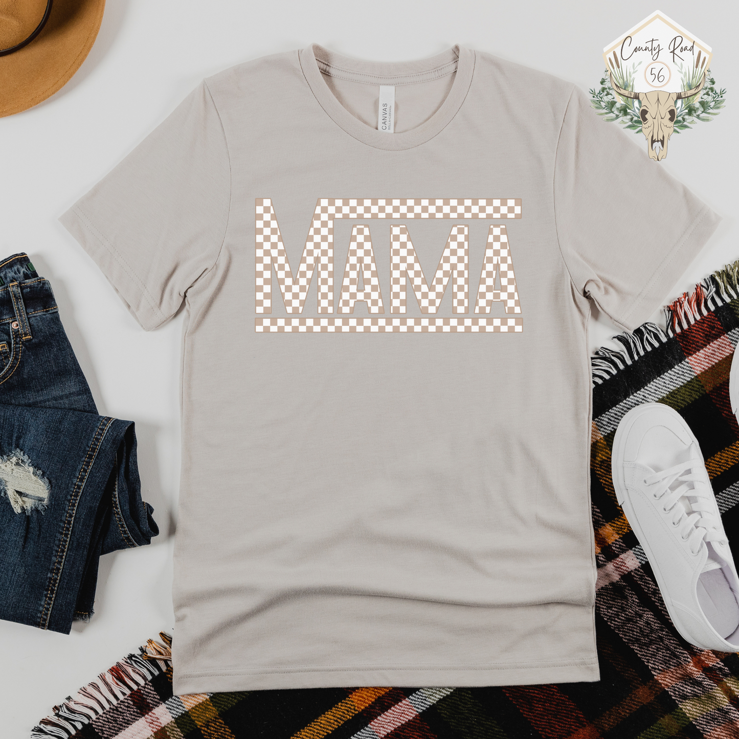 Mama Checkered (Multiple Color Options)