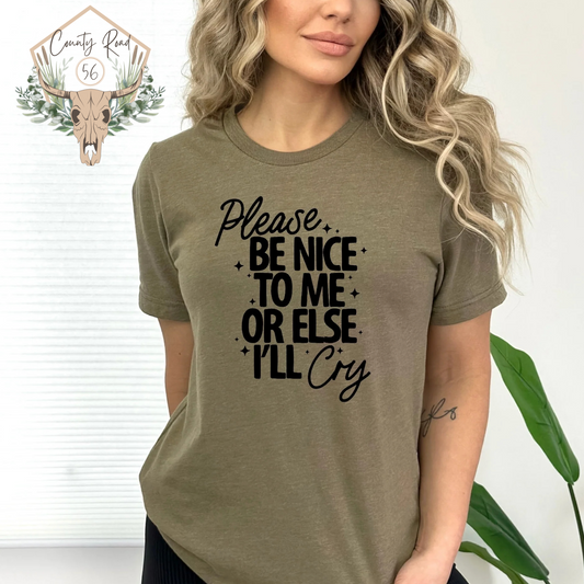 Please Be Nice to Me