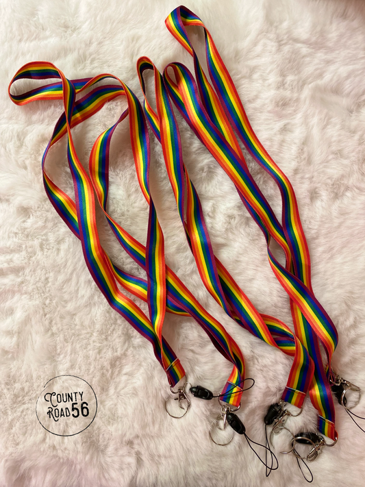 Rainbow Lanyard