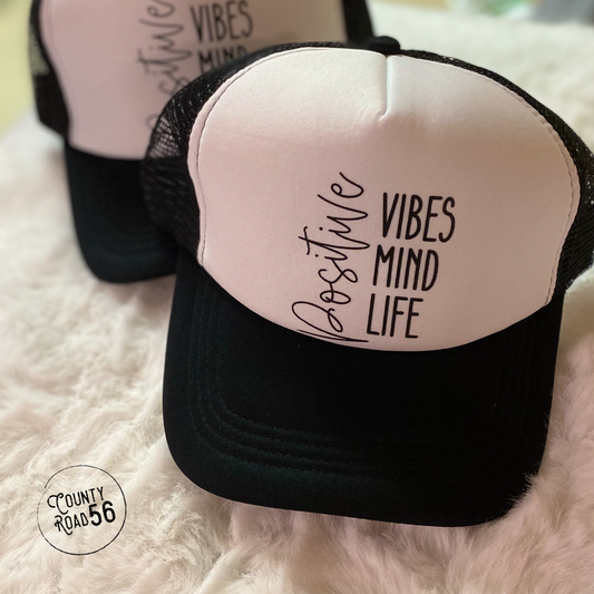 Positive Vibes trucker hat