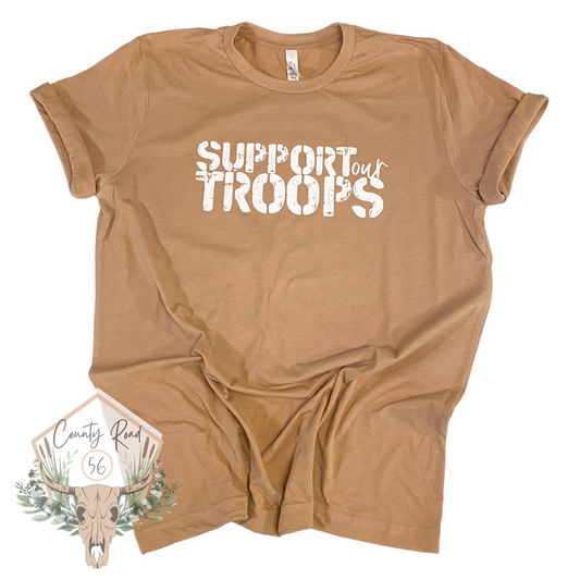 Support Our Troops / Live a Life Worth Their Sacrifice double sided