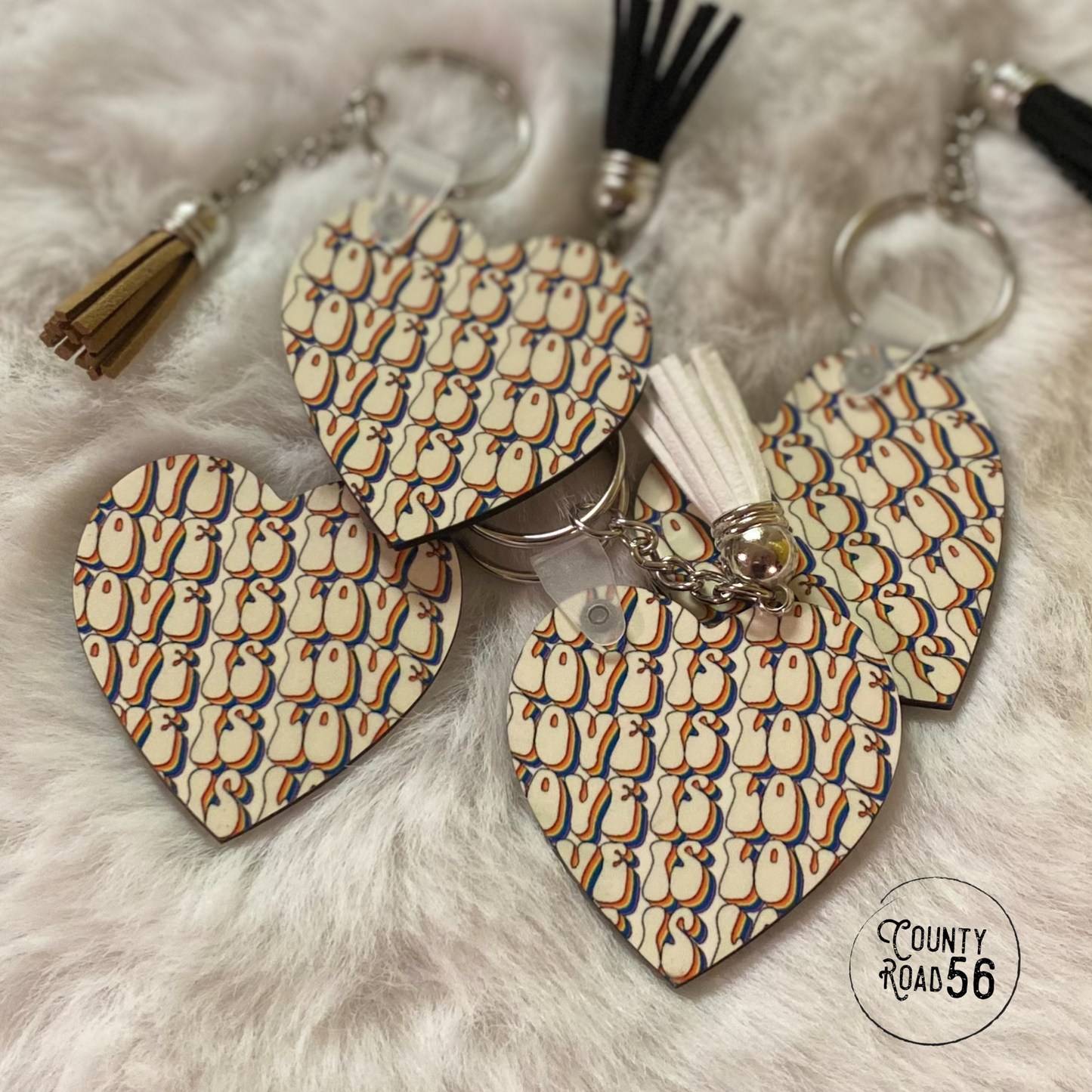 Love is Love keychain