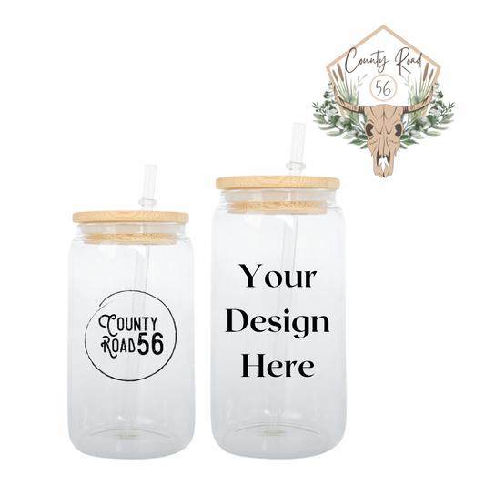 Design Your Own Glass Can Tumbler