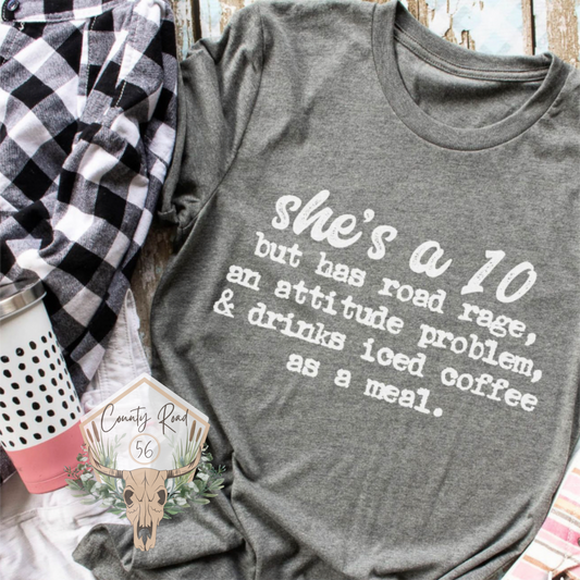 She’s a 10 but… Drinks Iced Coffee as a Meal