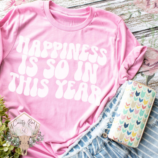 Happiness is So in this Year